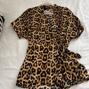 Urban Outfitters Cheetah Romper